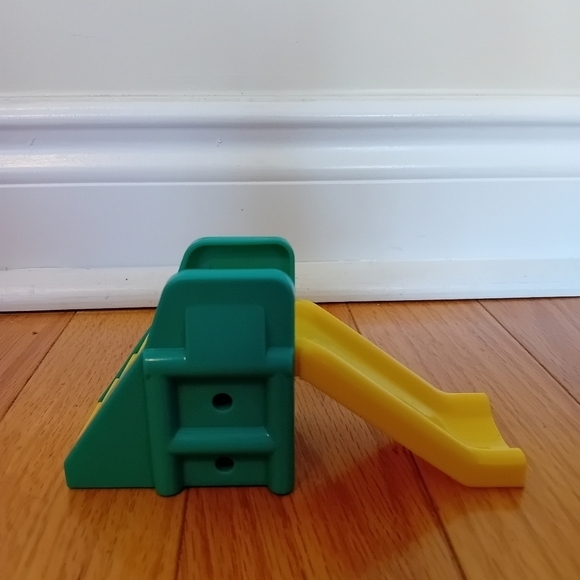 Vtg 90s Lyons Group Barney & Friends Barney's Schoolhouse Acc Bus, Seesaw Slide - Picture 5 of 11